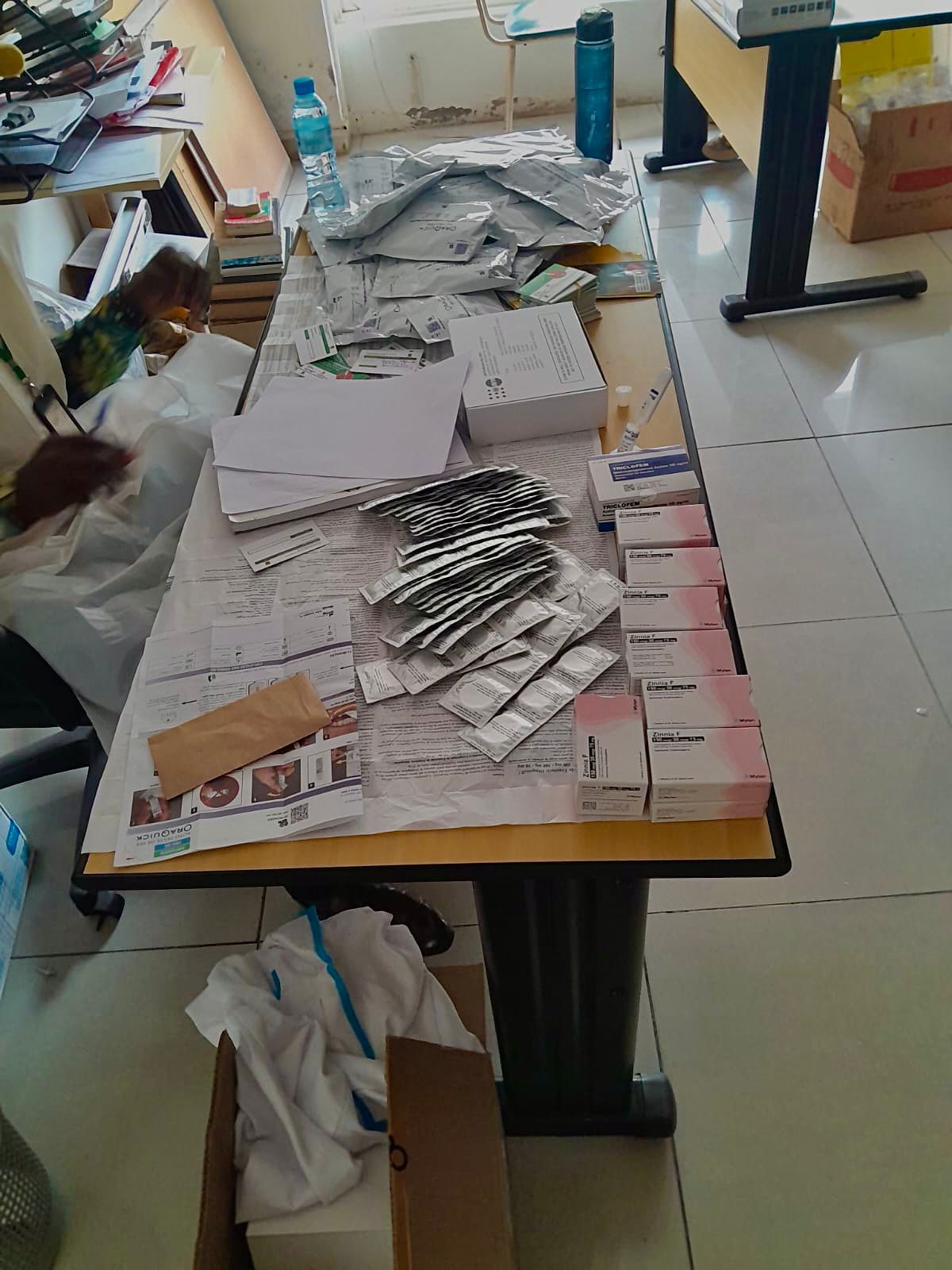 Materiais da campanha